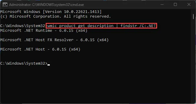 Download .NET 6.0.15 LTS (Offline Installers) 3 Check installed NET version 1