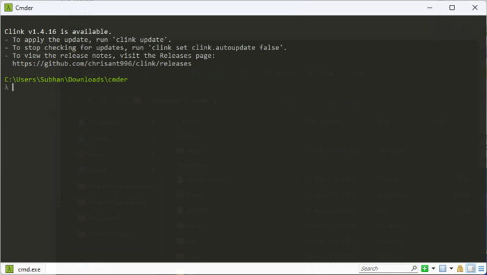 7 Best Terminal Emulators For Windows 11/10 2 Cmder