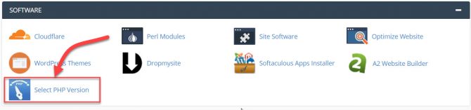 Fix Unable to Change PHP Version on cPanel 1 Select PHP Version option in cPanel