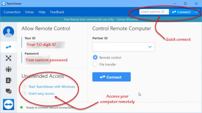 Updating TeamViewer Updating TeamViewer