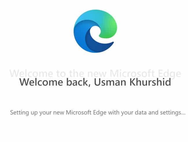 Welcome to the new Microsoft Edge