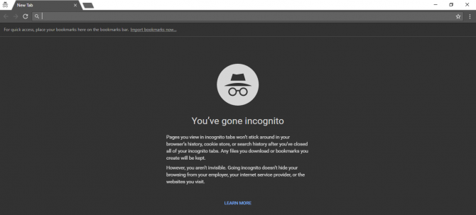 How To Enable, Disable In-Private Browsing In All Browsers 2 Incognito window in Google Chrome