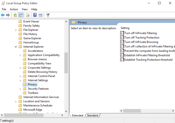 How To Enable, Disable In-Private Browsing In All Browsers 49 Disable InPrivate browsing in Internet Explorer using Group Policy
